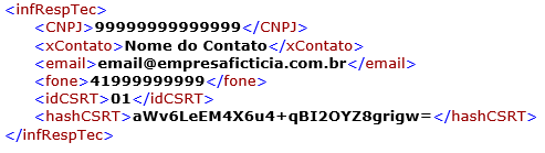Responsável Técnico da NF-e e NFC-e